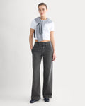 The Mid-Rise Trouser Jean | Black