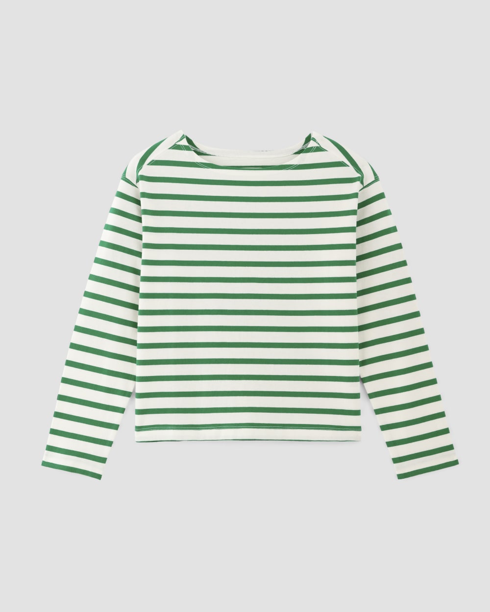 The Mariner Tee | Bone / Grass Green