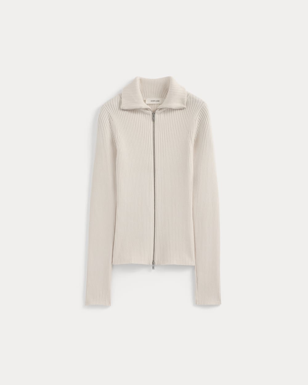 Full-Zip Ribbed Jacket in Everyday Cotton | Canvas
