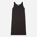 The Naia™ Ripple Tank Dress | Black