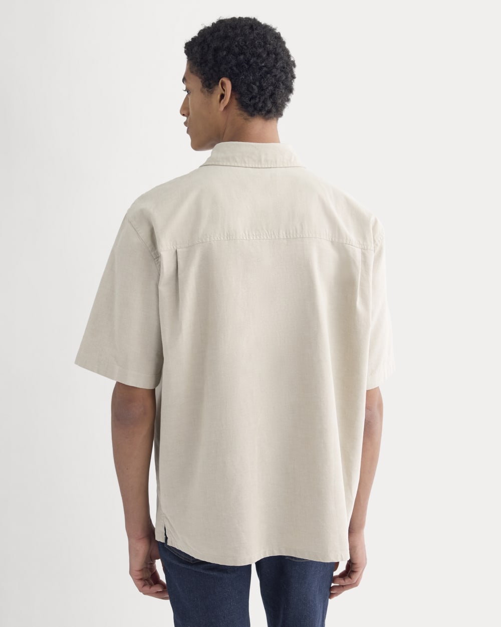 Lightweight Short-Sleeve Oxford | Chinchilla Chambray