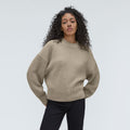 The Texture Cotton Crew | Trench Coat Khaki
