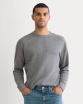 Thermal Crew in Cozy Waffle | Heathered Charcoal