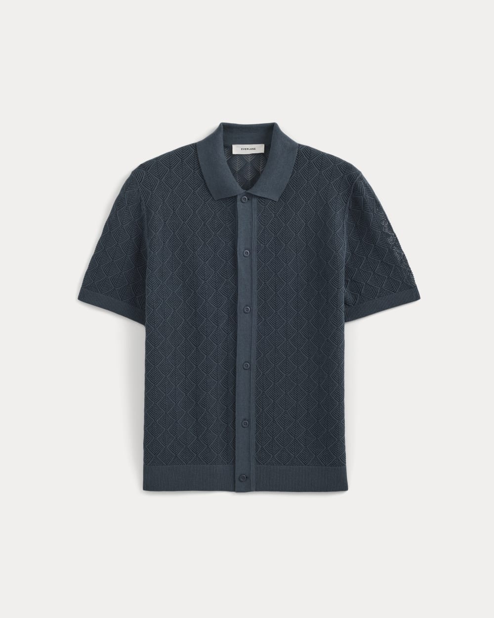 Open-Knit Resort Shirt | Midnight Navy