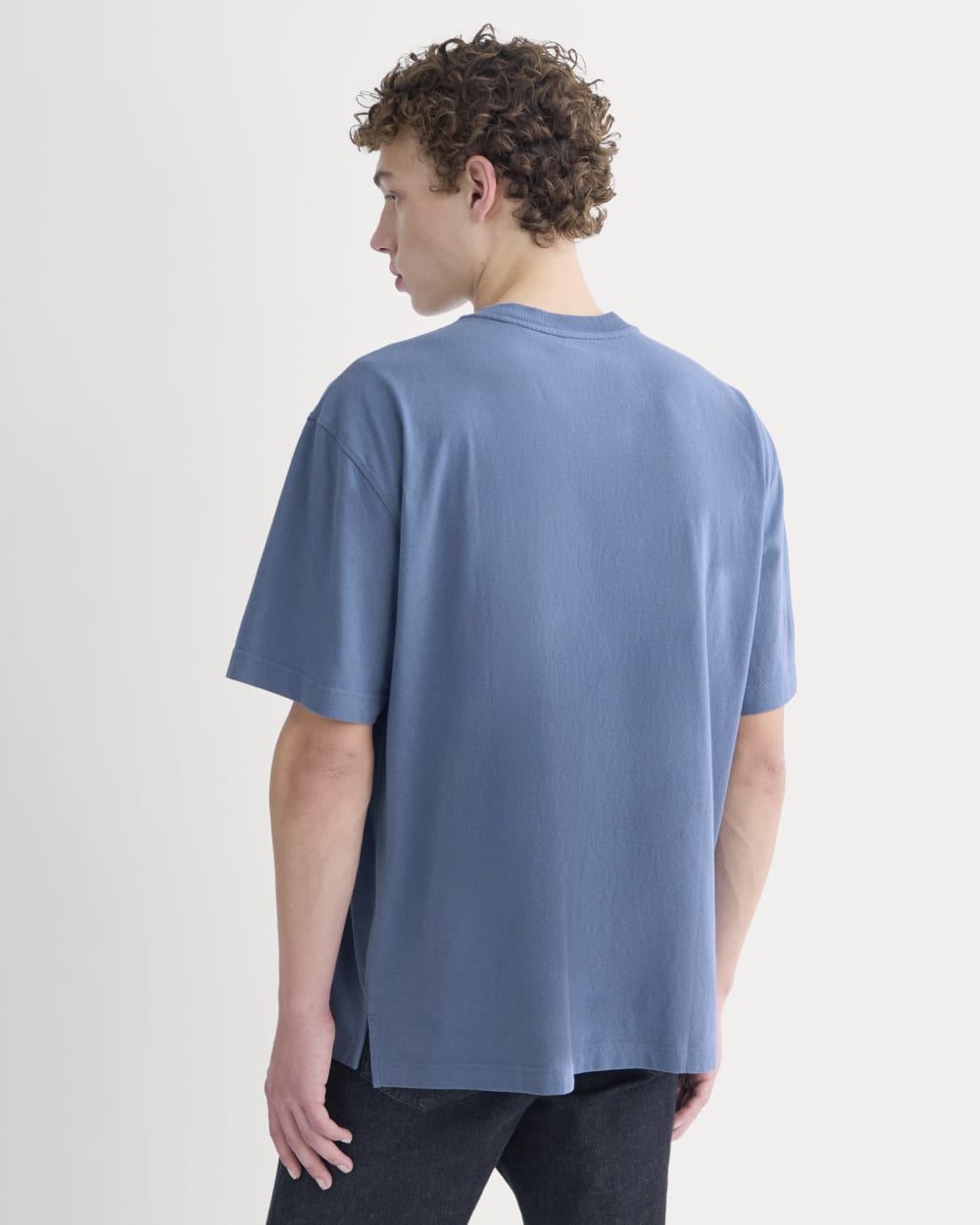 Oversized Midweight Tee | Vintage Indigo