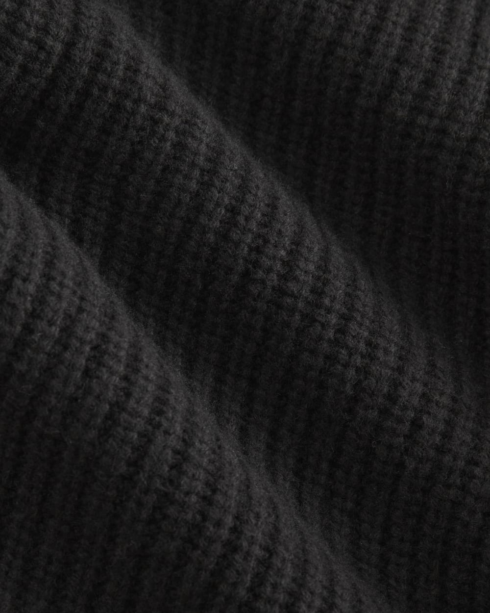 The Felted Merino Half-Zip Sweater | Black