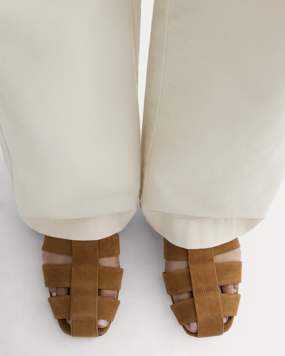 The Day Fisherman Sandal | Saddle Brown Suede