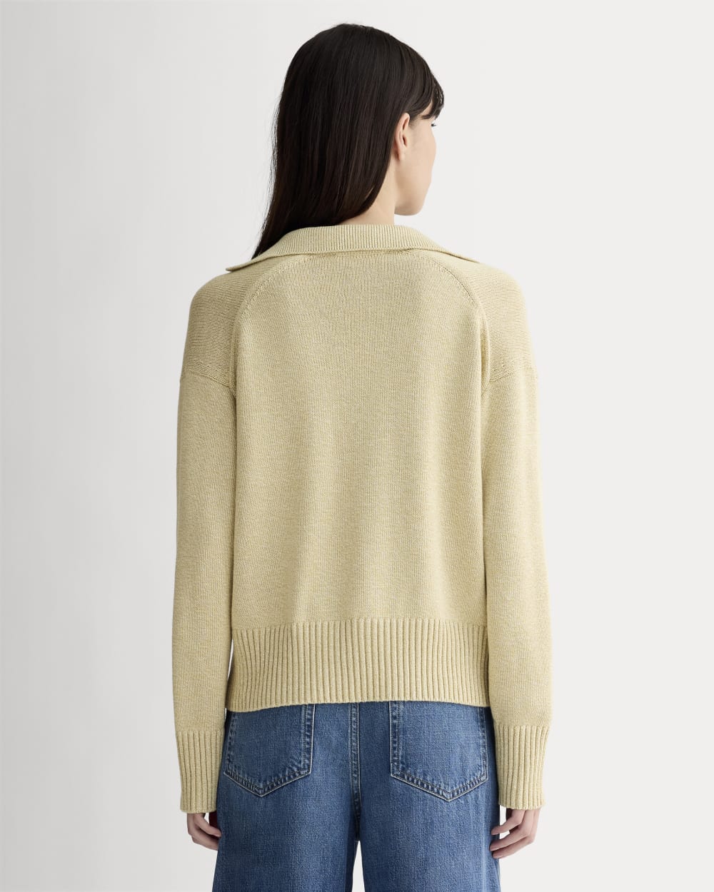 The Boxy Polo in Everyday Cotton | Mojave Desert / Natural