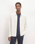 The Long-Sleeve Pique Shirt | Bone
