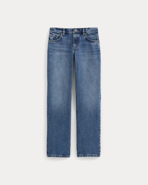 Everlane x Elena Bonvicini La Brea Low-Rise Baggy Jean | Blue Bird Indigo