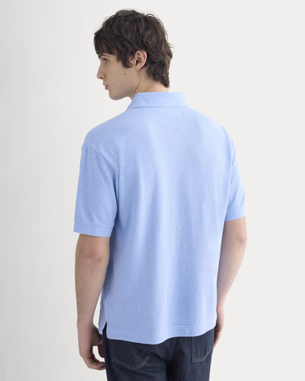 Classic Piqué Polo | Heathered Open Air