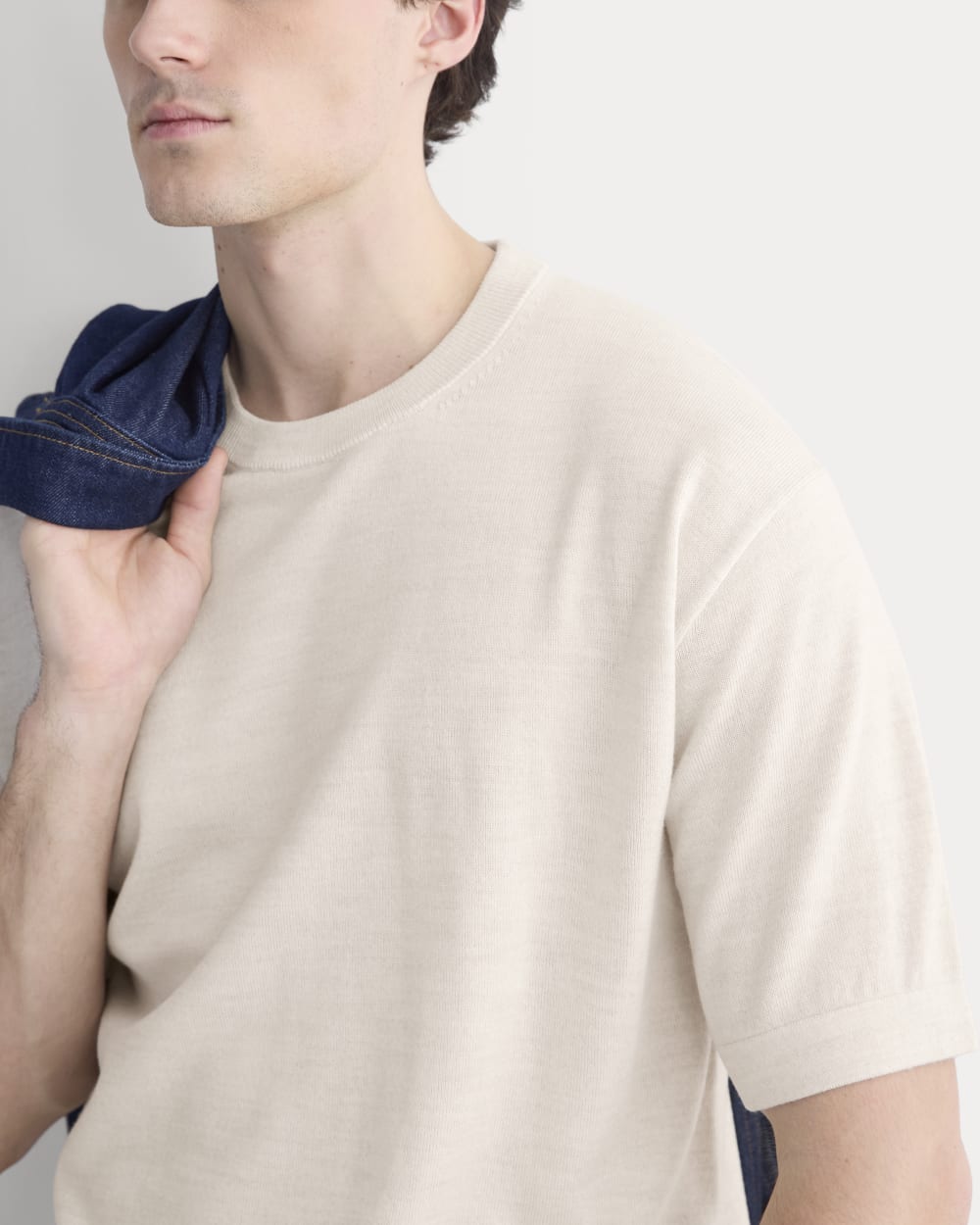 Ultrasoft Sweater Tee | Heathered Oat