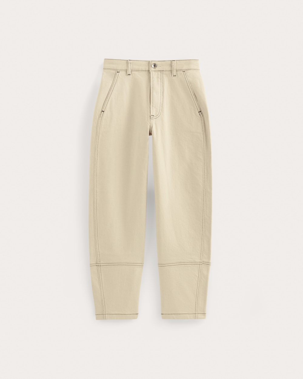 The Utility Barrel Jean | Ecru | Regular