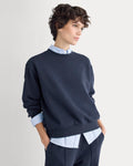 Lightweight Terry Blouson Crew | Navy