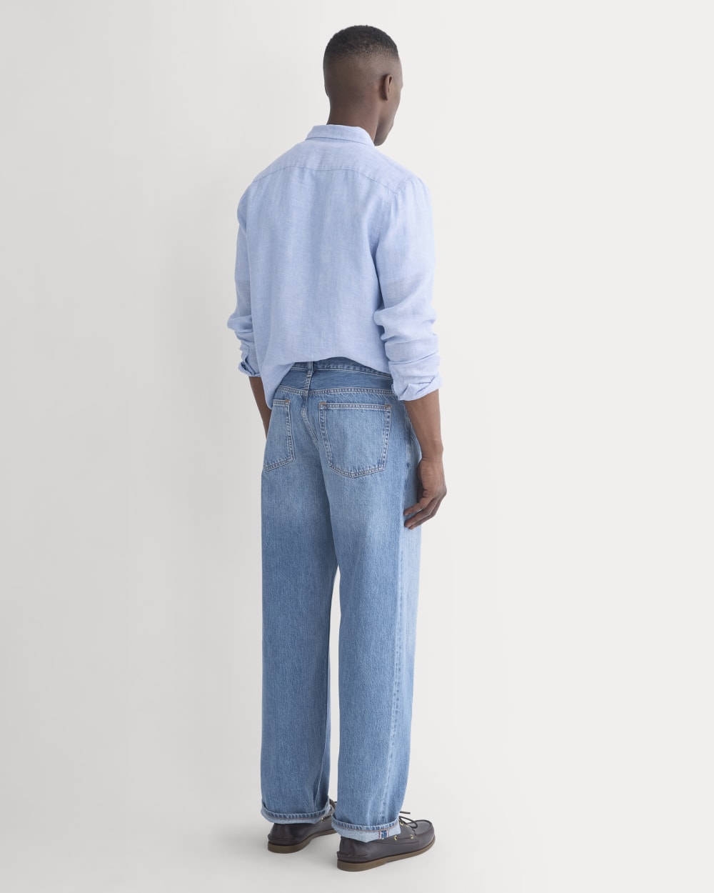 Relaxed Italian Selvedge Jean | Medium Indigo