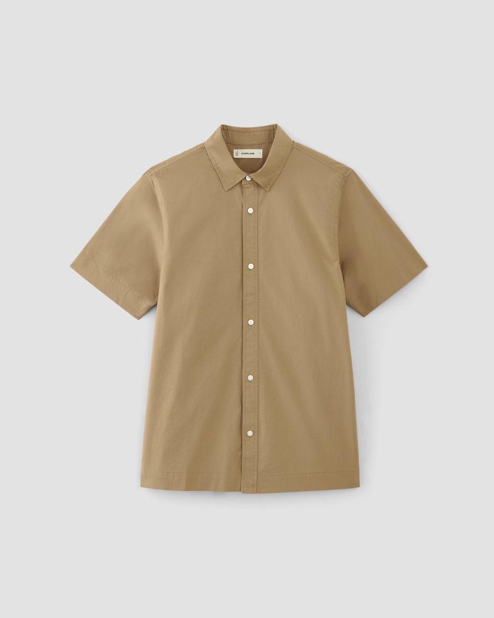 The Supima® Short-Sleeve Poplin Shirt | Tiger's Eye