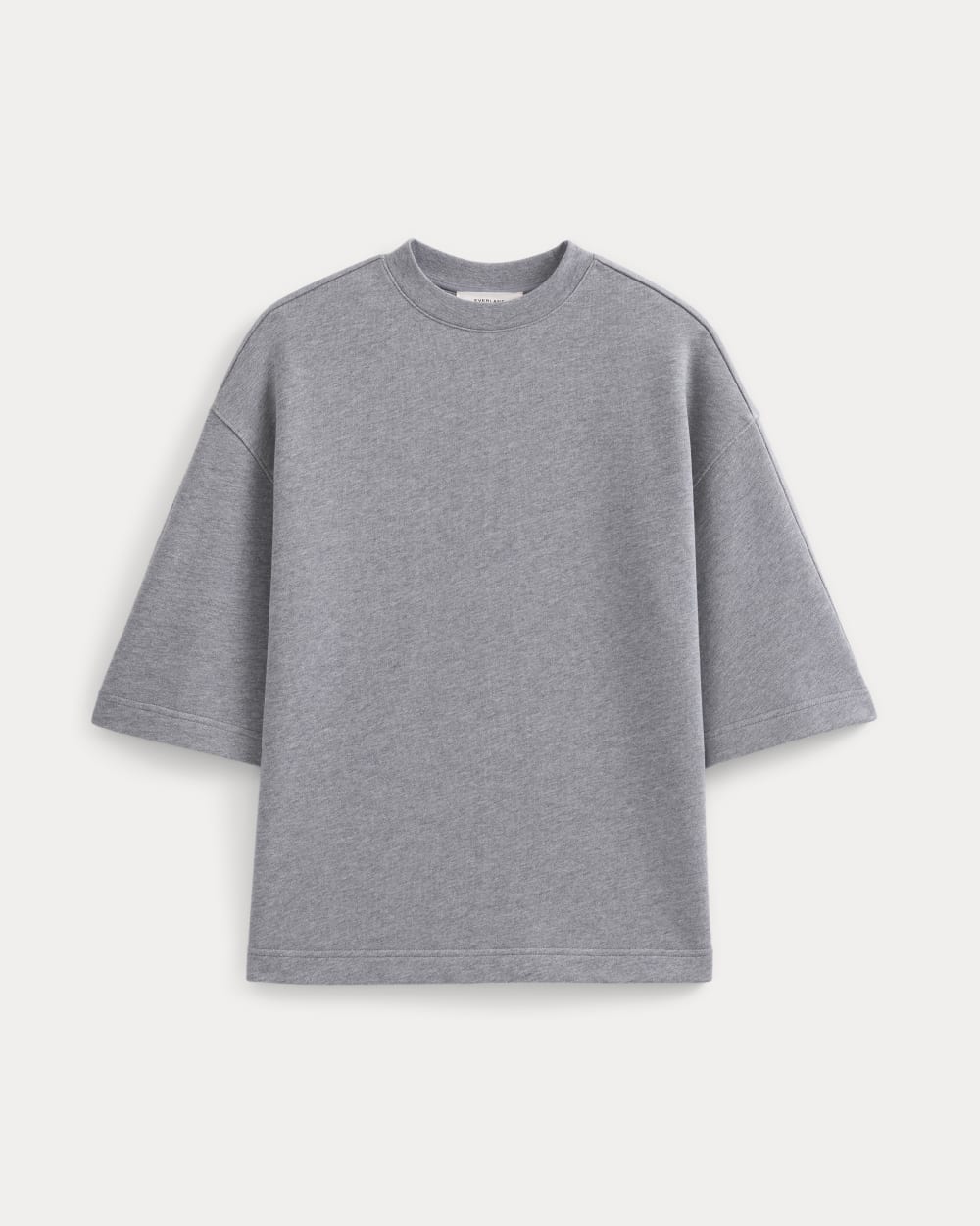 Lightweight Terry Oversized Tee | Vintage Heather Grey