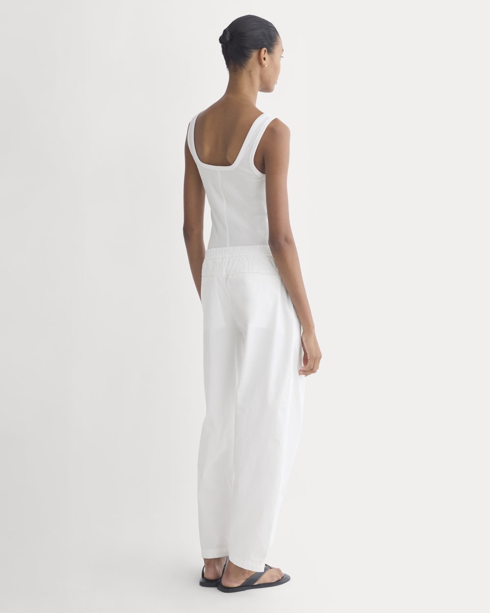 Pull-On Balloon Pant | White