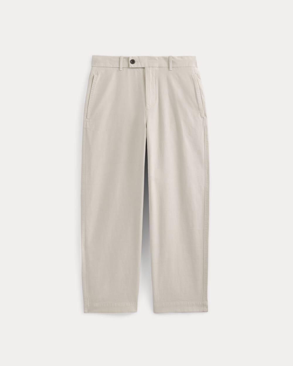 Cropped Slub Trouser | Peyote